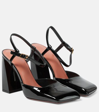 Charlotte 95 patent leather pumps | Amina Muaddi