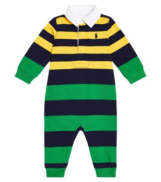 Baby striped cotton onesie | Polo Ralph Lauren Kids