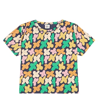 Flower Field cotton-blend T-shirt | Jellymallow