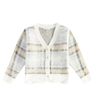 Plaid cardigan | Monnalisa