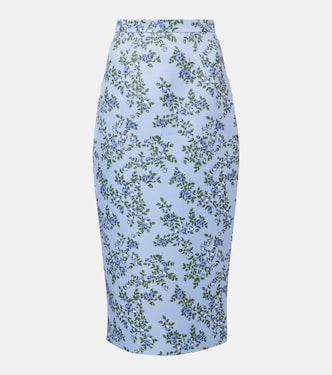 Lorelei floral midi skirt | Emilia Wickstead