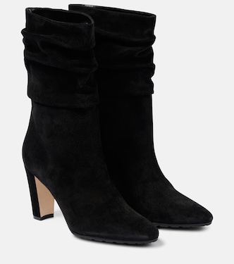 Stiefel Calasso 90 aus Veloursleder | Manolo Blahnik