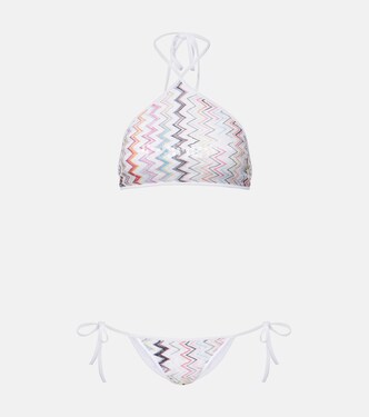 Zigzag halterneck bikini | Missoni