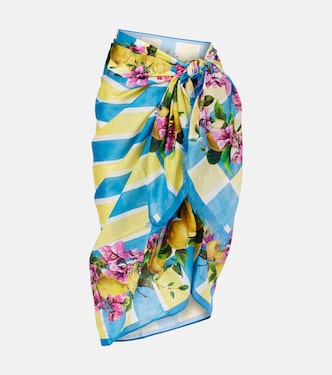 Floral cotton cover-up | Dolce&Gabbana