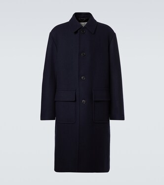 Wool-blend twill overcoat | Dries Van Noten