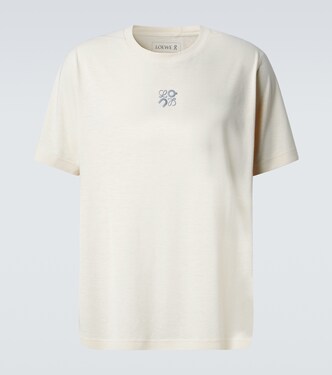 x On logo jersey T-shirt | Loewe