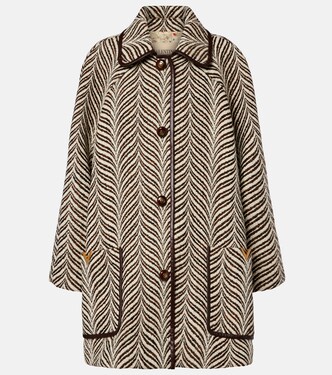 VGold wool and cashmere coat | Valentino