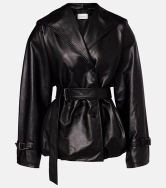 Hooded leather jacket | Magda Butrym