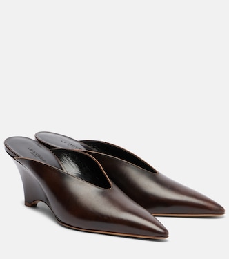 Victoria 70 leather wedges | Le Monde Béryl