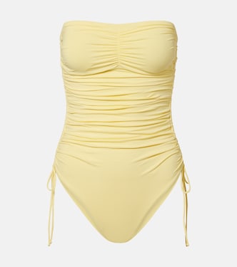 Sydney ruched bandeau swimsuit | Melissa Odabash