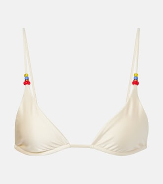 Via beaded bikini top | Jade Swim