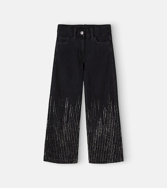 Verzierte weite Jeans | Monnalisa