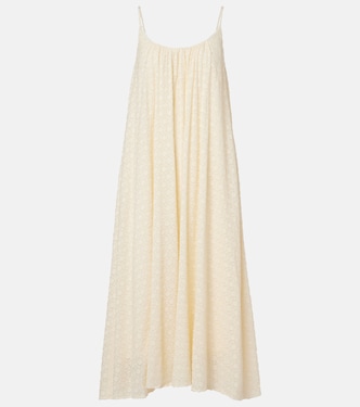 Confidentielle silk and cotton midi dress | Eres