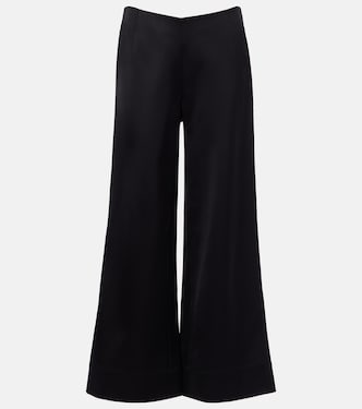 Satin wide-leg pants | Toteme