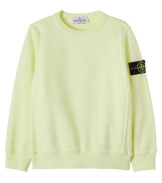 Compass cotton jersey sweatshirt | Stone Island Junior