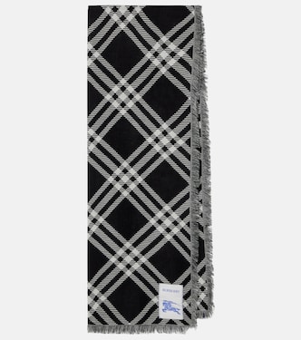 شال من الصوف والحرير Burberry Check | Burberry