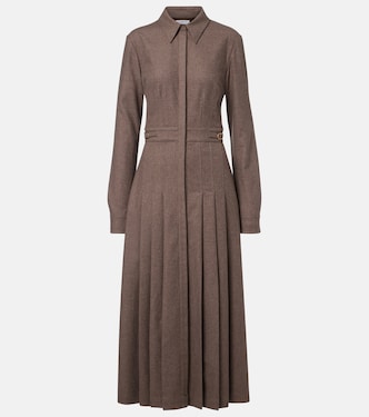 Ethel wool and cashmere shirt dress | Gabriela Hearst