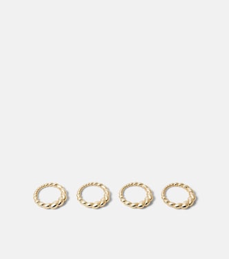 x Jessica McCormack Shell set of 4 napkin rings  | L'Objet