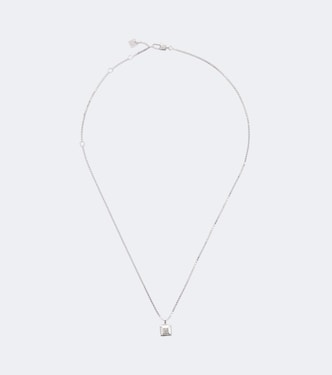 FF sterling silver pendant necklace | Fendi
