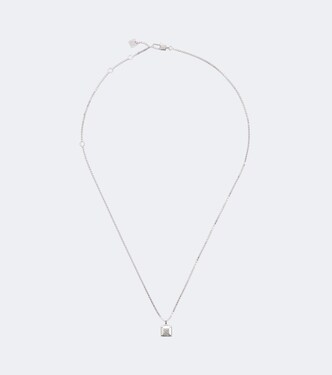 FF sterling silver pendant necklace | Fendi