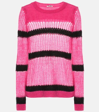 Pull en mohair et laine mélangés | Miu Miu