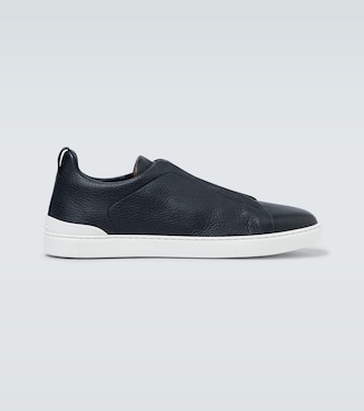 Triple Stitch leather sneakers | Zegna