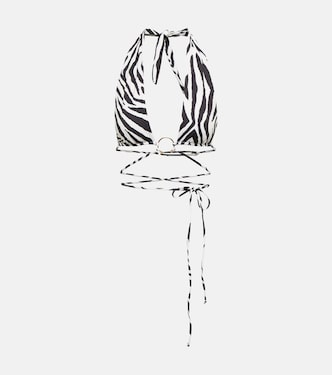 Pierced wrap bikini top | Same