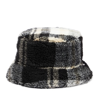Checked teddy bucket hat | Il Gufo