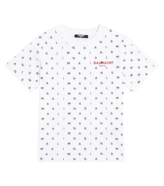 Printed cotton jersey T-shirt  | Balmain Kids