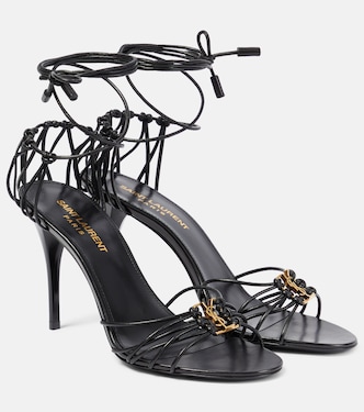 Babylone 90 leather sandals | Saint Laurent