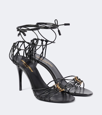 Babylone 90 leather sandals | Saint Laurent