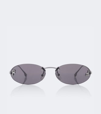 Fendi First Crystal oval sunglasses | Fendi