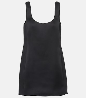 فستان قصير من ساتان الحرير Pranta | Khaite