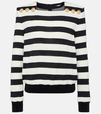 Striped jersey top | Balmain