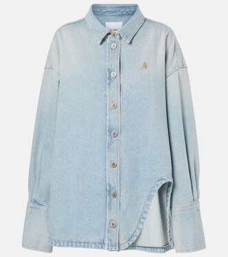 Camisa asimétrica de denim | The Attico