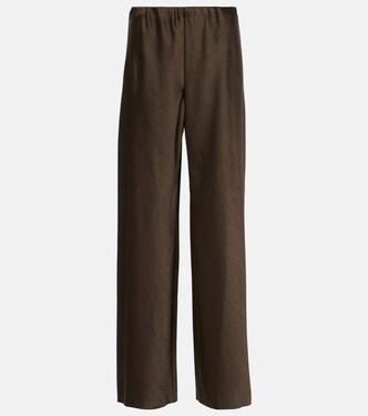 Pantalon droit Fluid en satin | Vince