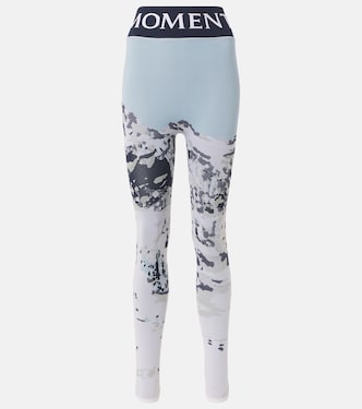 High-rise jacquard leggings | Perfect Moment