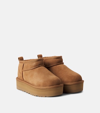 Classic Ultra Mini suede platform boots | UGG Kids