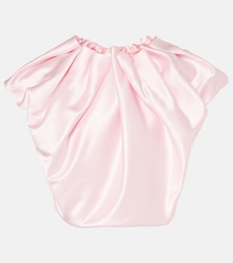Draped satin top | Simone Rocha