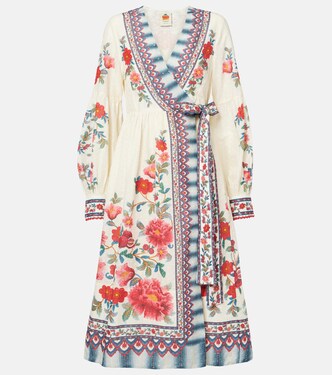 Robe portefeuille Mosaic Garden en coton | Farm Rio