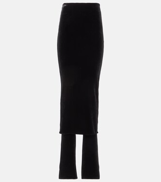 Fluid jersey skirt pants | Alaïa