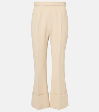 Pantalon flare en laine vierge | Valentino