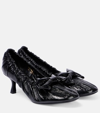 Bow-detail leather pumps | Acne Studios