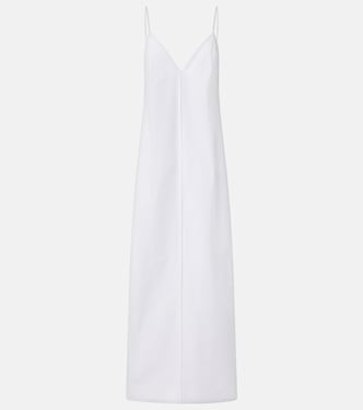 Tulula silk poplin slip dress | Khaite