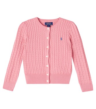 Cable-knit cotton cardigan | Polo Ralph Lauren Kids
