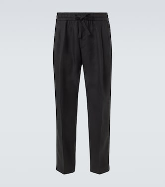 Linen straight pants | Dolce&Gabbana