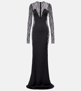 Silk lace gown | The New Arrivals Ilkyaz Ozel