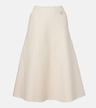 + Jil Sander virgin wool midi skirt | Moncler Genius