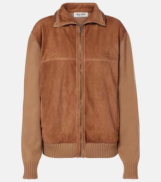 Leather jacket  | Miu Miu