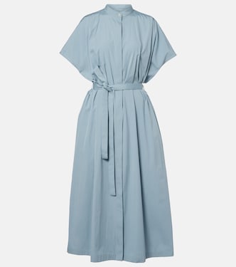 Vestido camisero de popelín de algodón | Jil Sander
